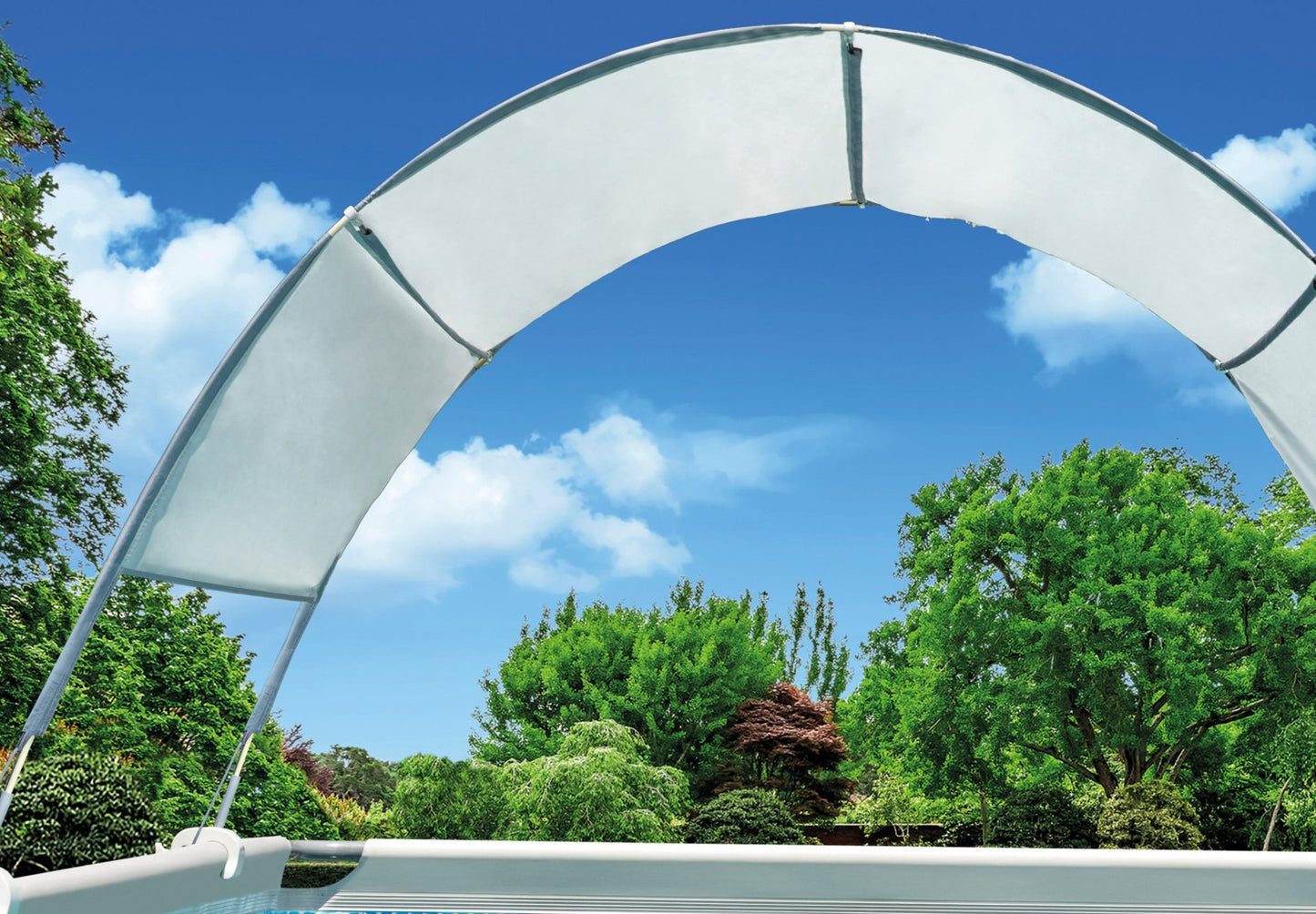 Voile d’Ombrage Pour Piscines Hors-Sol
