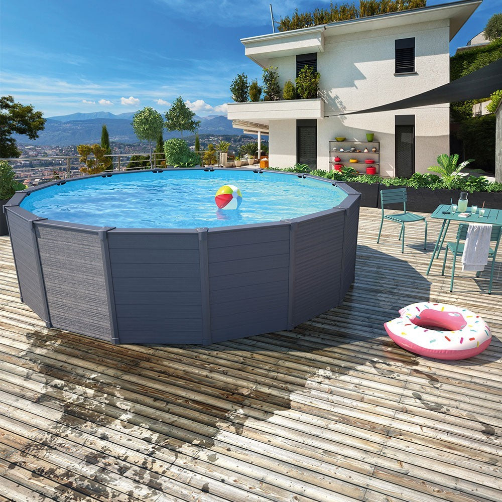 Piscine Graphite 4,78 x 1,24 m