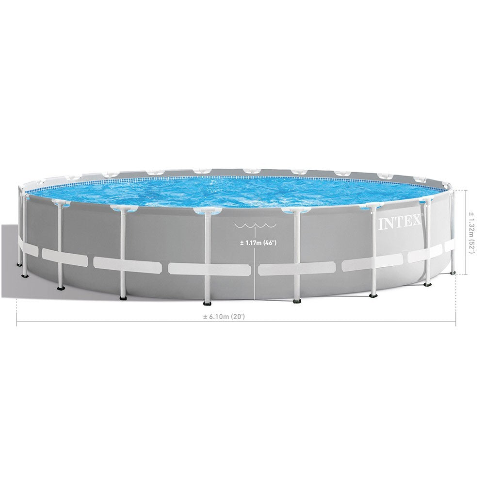 Piscine Prism Frame ronde 6.10 x 1.32 m