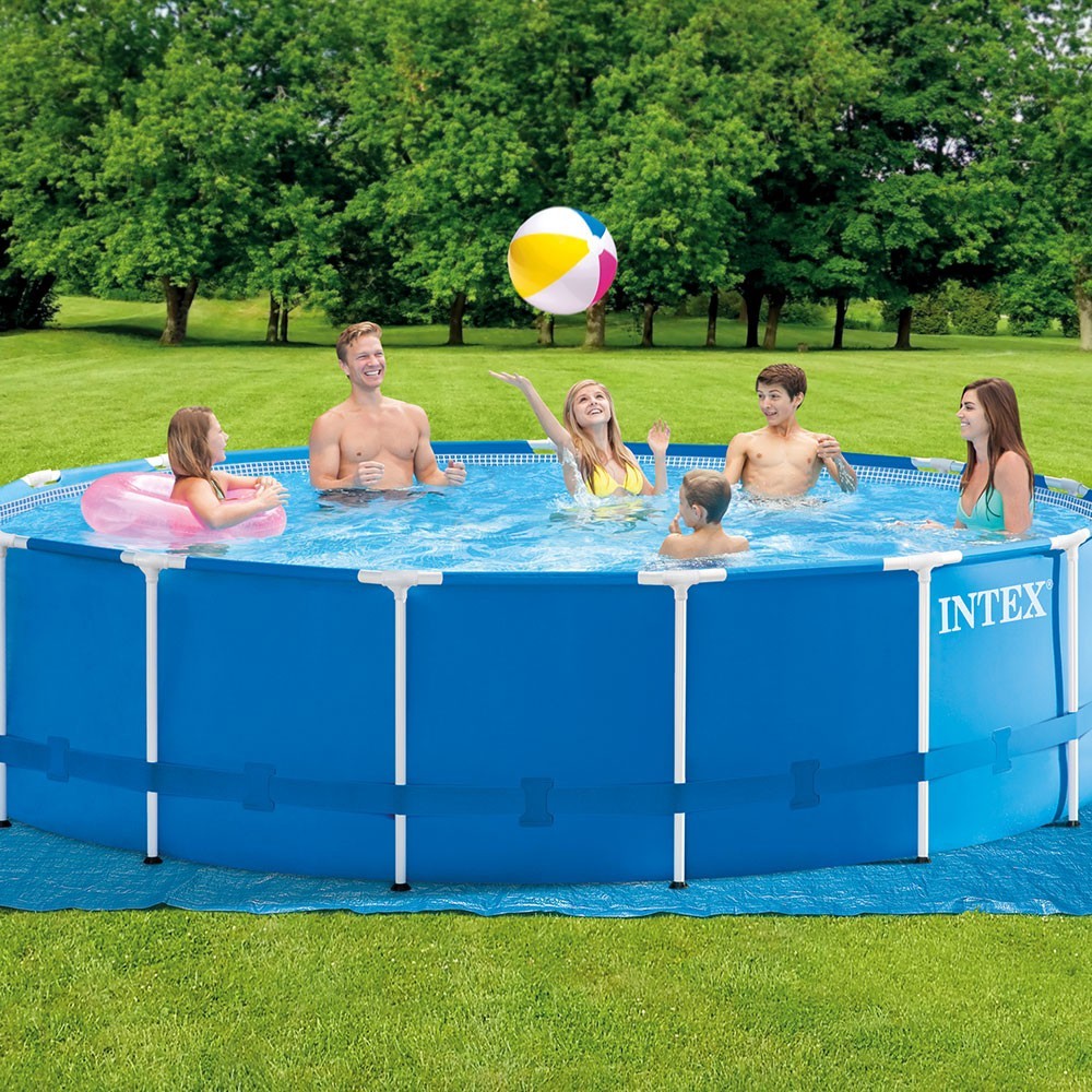 Piscine Metal Frame ronde 4,57 x 1,22 m