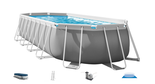 Piscine Prism Frame ovale 6.10 x 3.05 x 1.22 m