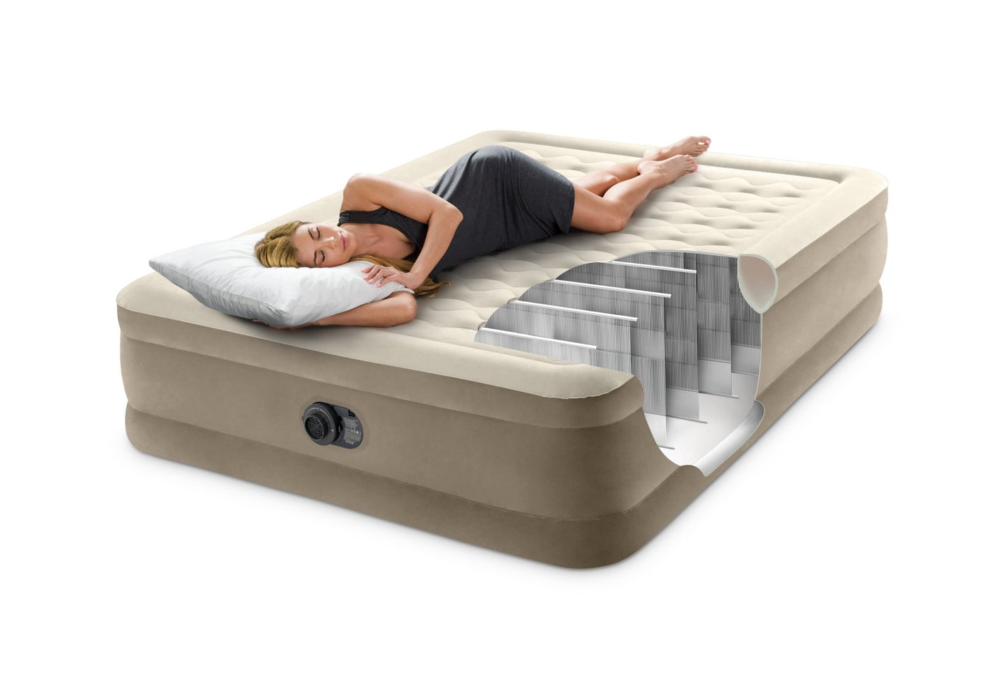 Matelas Ultra Plush Queen 2 Personnes - Pompe Intégrée