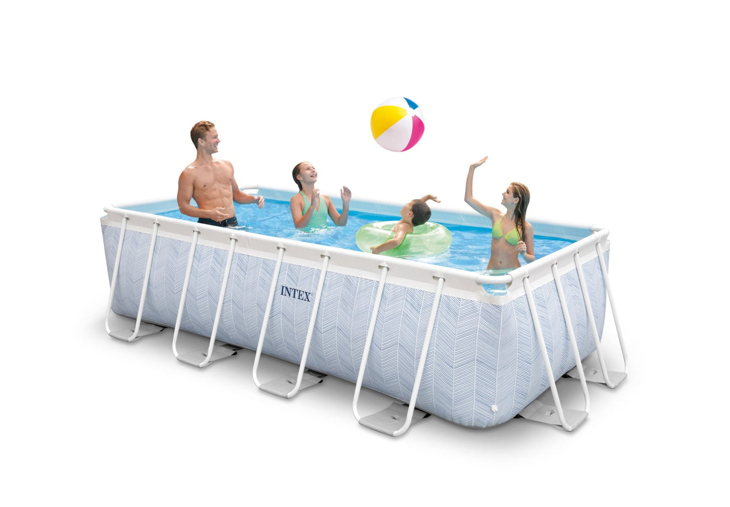 400 x 200 x 100 cm Kit Piscine Prism Frame Clearview Rectangulaire