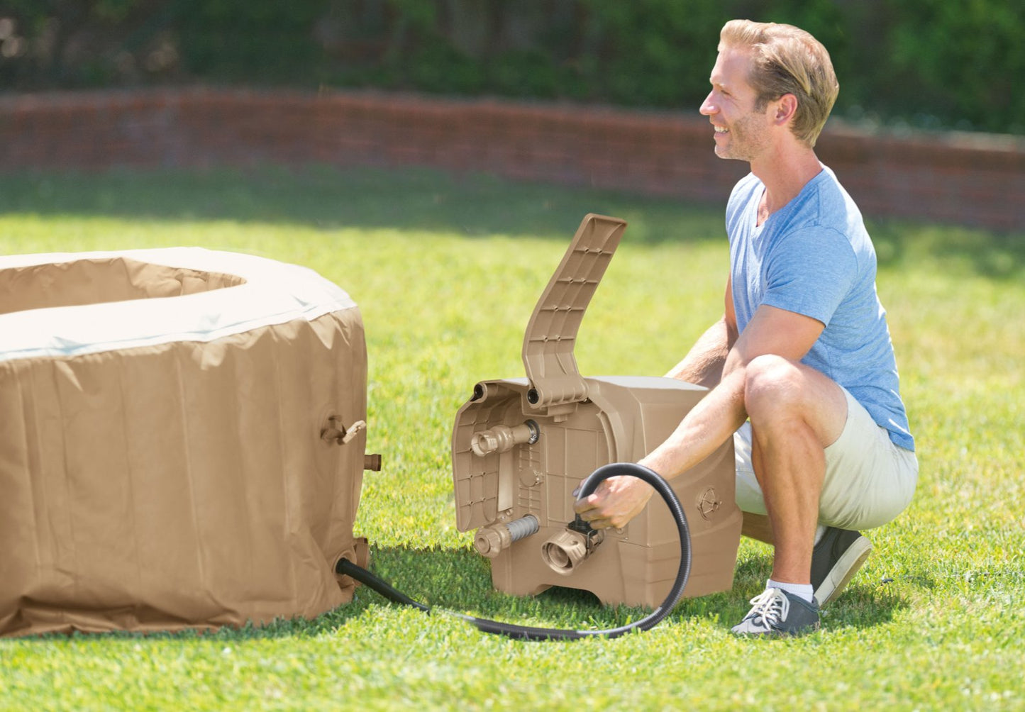 Bubble Massage 8-Personnes Ronde Ø 236 cm