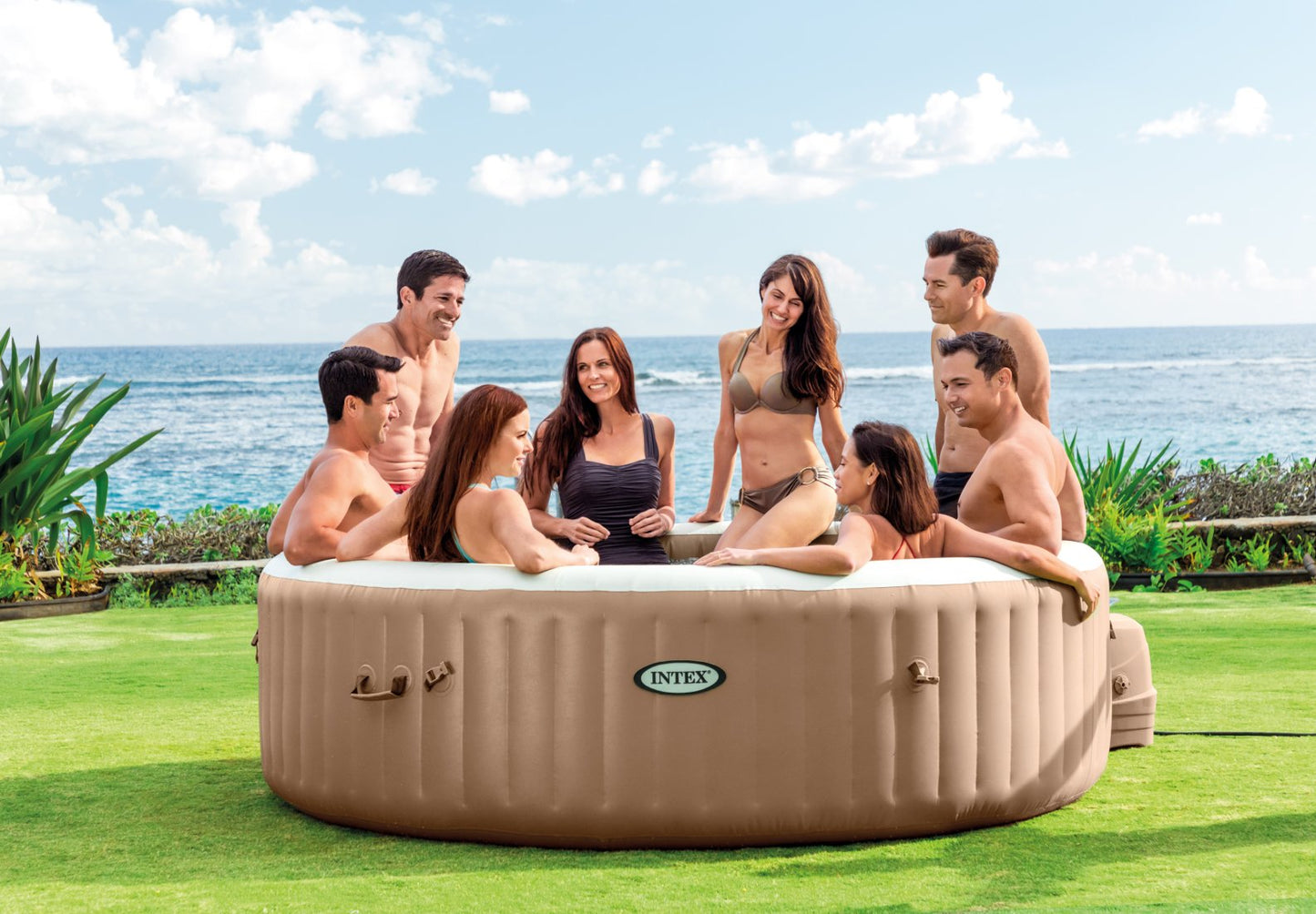 Bubble Massage 8-Personnes Ronde Ø 236 cm