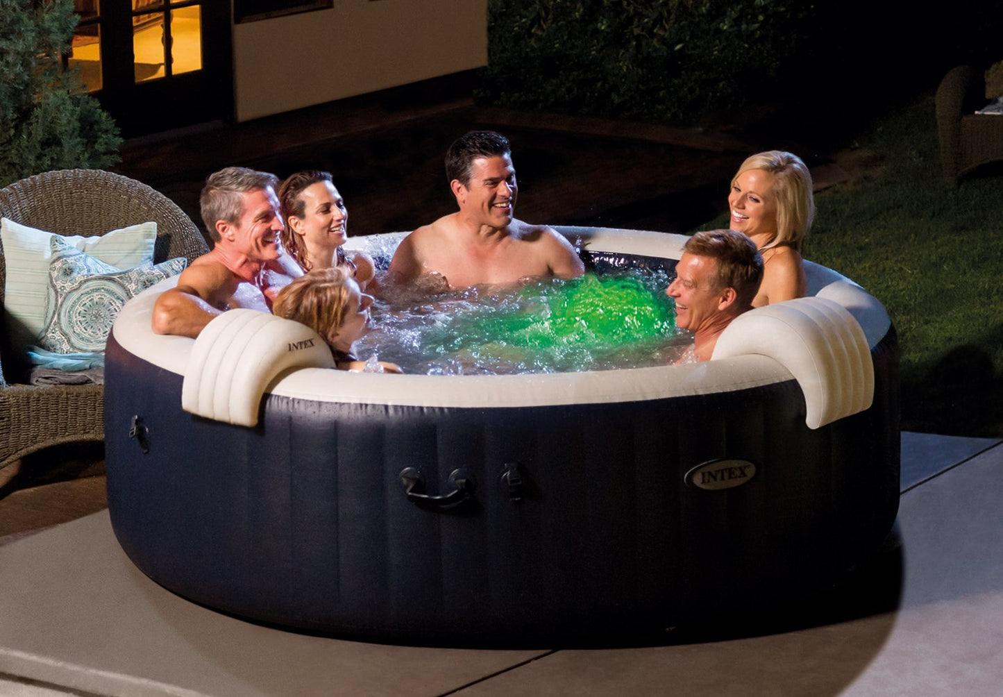 Bubble Massage Plus 6-Personnes Ronde Ø 216 cm