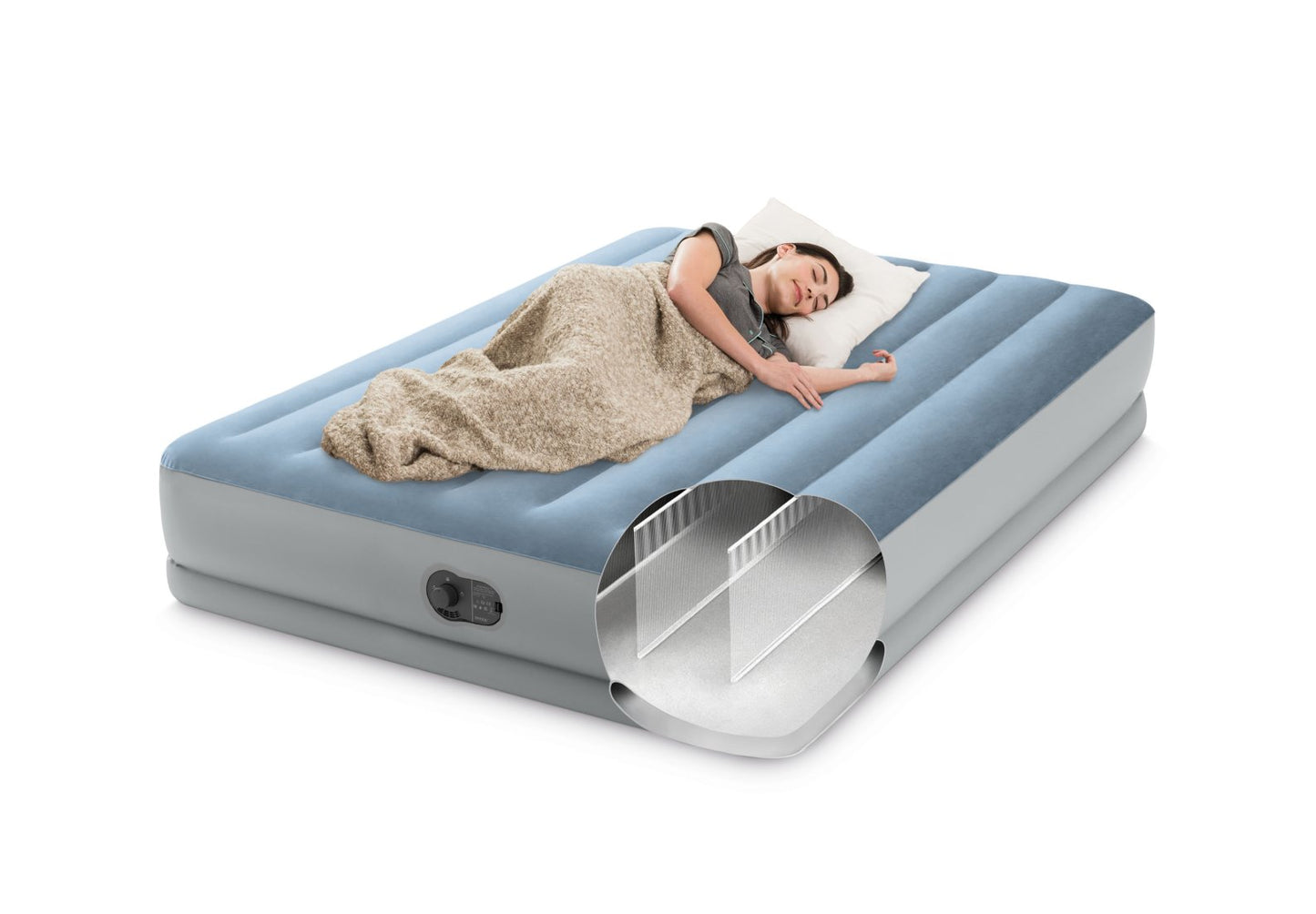 Matelas Comfort Queen 2 Personnes - Pompe USB Intégrée