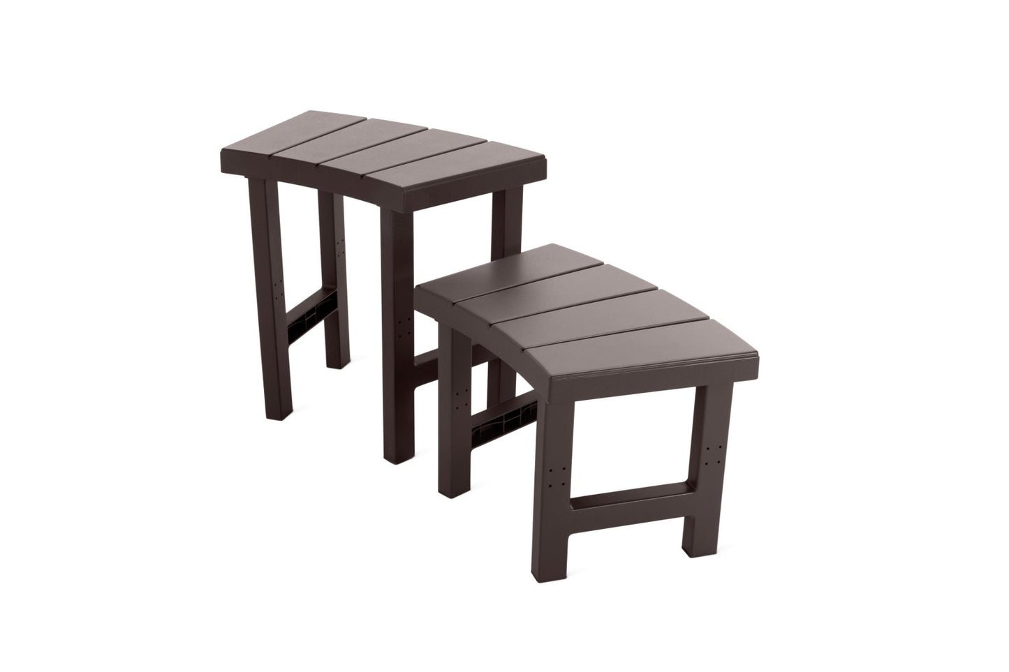 Set De 2 Bancs Moyenne Et 2 Bancs Hauts