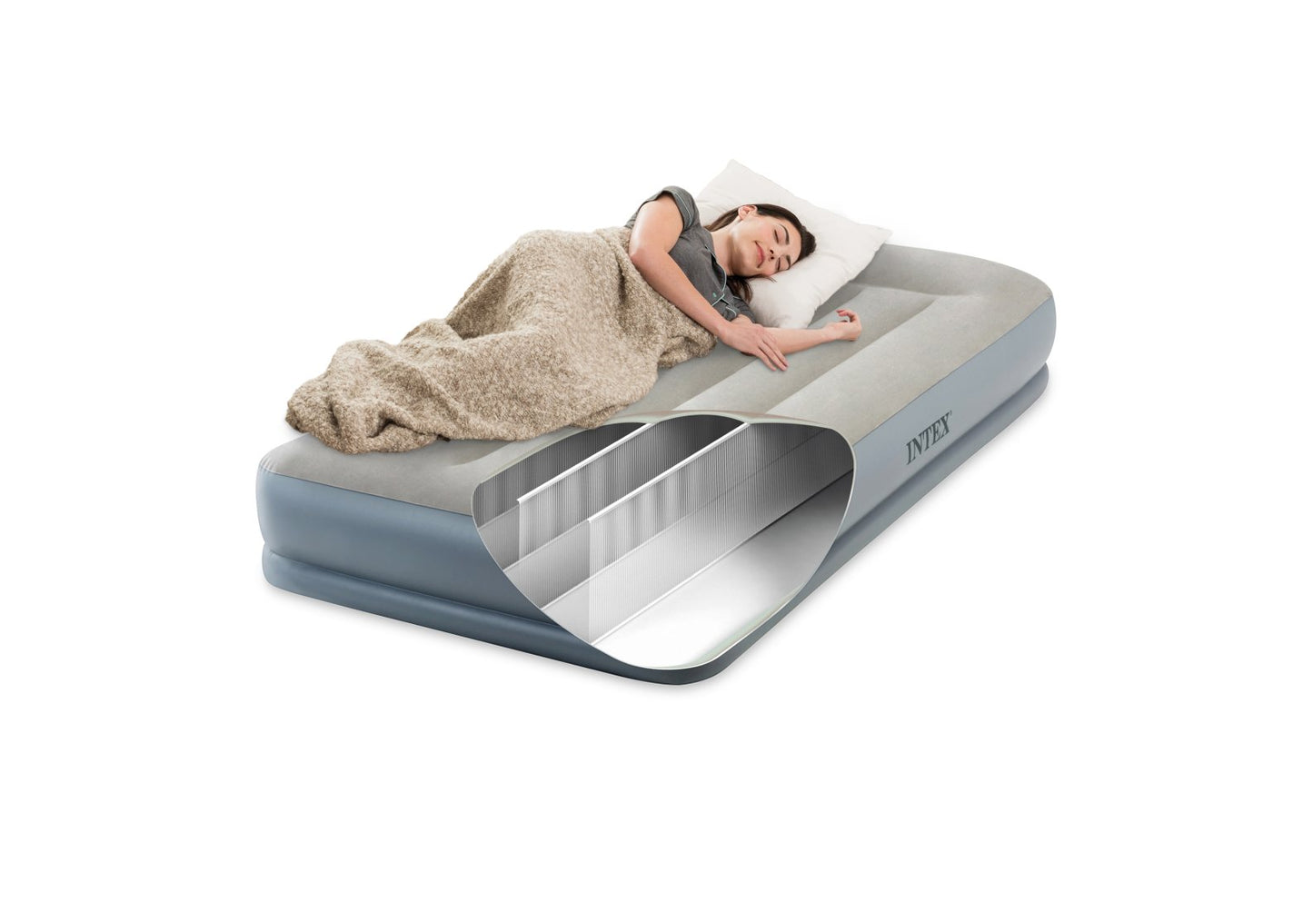 Matelas Pillow Rest Mid-Rise Twin 1 Personne - Pompe Intégrée