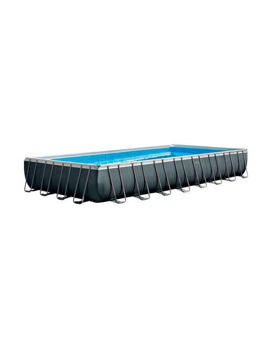 Ultra XTR Frame Rectangular Above Ground Pool, 10 meters, with filter pump.